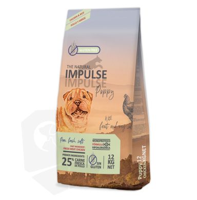 The Natural Impulse Dog Puppy Chicken 12 kg